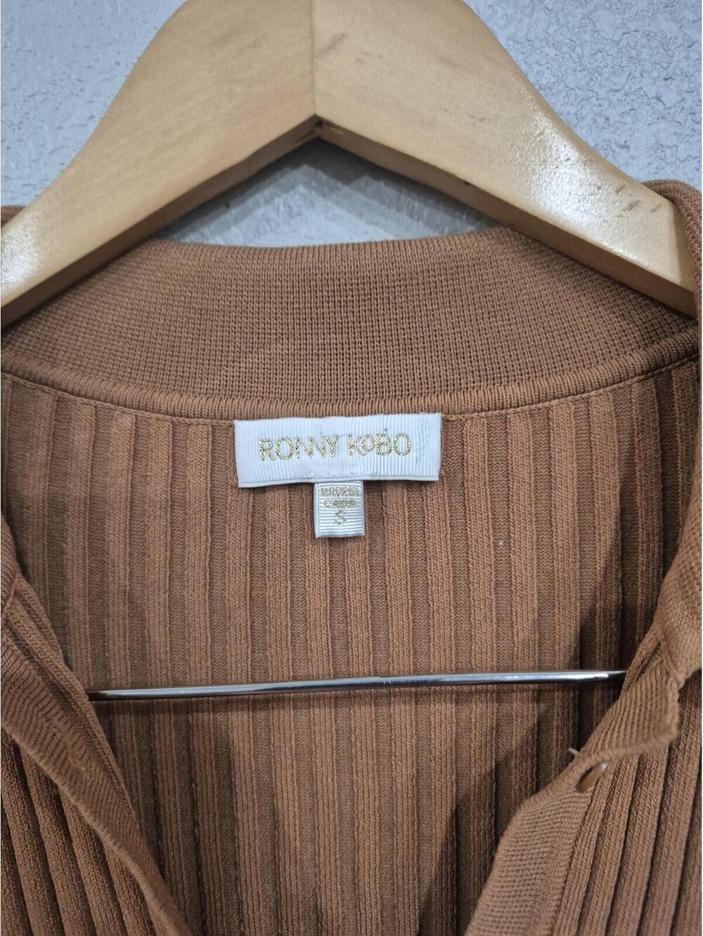 RAMY KOBO Womens Jumpsuit Top Size Small camel colot - Picture 5 of 5